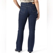 New Signature Gold Label by Levi Strauss Womens Bootcut Jeans Slimming Tummy 24w