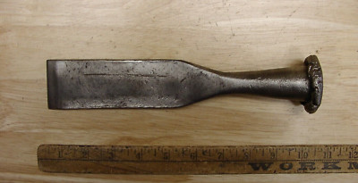 Antique Unbranded Socket Firmer Chisel,1-7/8'' X 9-7'',W/Chipping & Splayed Socket