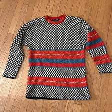 Pashtie by Alphaka Vintage 100% Alpaca Women's Sweater Size M Handloomed Peru