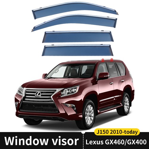 4pcs For Lexus GX400 GX460 GX470 GX Window visor Rain Guards Deflectors - Picture 3 of 3