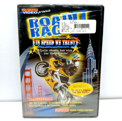 Road Rage 2 In Speed We Trust (DVD) Full Throttle Productions 1992 (New Sealed)