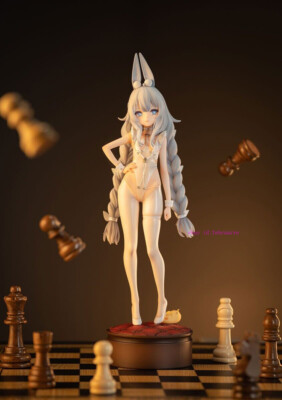 Azur Lane Le Malin Listless Lapin Ver. 11.4in 1/6 Figure PVC Statue AniGame New