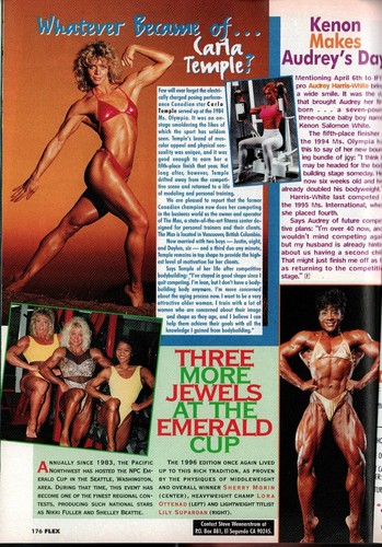 Flex Magazine 09/1996 Sharon Bruneau Kathie Lee Cory Everson + Poster - Picture 9 of 13