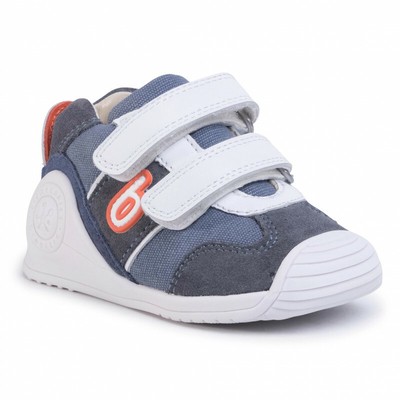 BIOMECANICS SCARPA PRIMI PASSI SNEAKER BAMBINO VELCRO ANTRACITE 21142 – Les  Chaussures Aulla