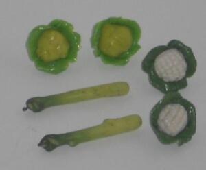 Puppenstube Miniatur Gemüse-Glas mit Spargel 2,5cm Gemüsekonserve
