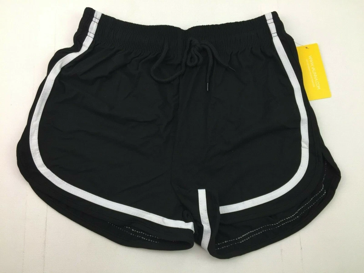 Valinna Womens Athletic Running Performance Black Running Shorts