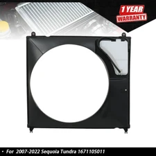 Engine Radiator Cooling Fan Blade Shroud For 2007-2022 Sequoia Tundra 167110S011