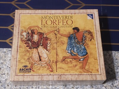MONTEVERDI L'ORFEO - JOH ELIOT GARDNER - CD - 2 DISC SET - NEW SEALED -