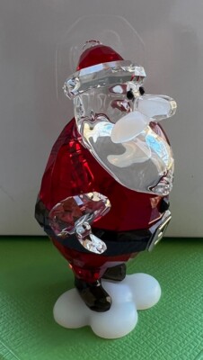 SWAROVSKI Crystal Christmas Holiday Cheers Santa Claus Figurine