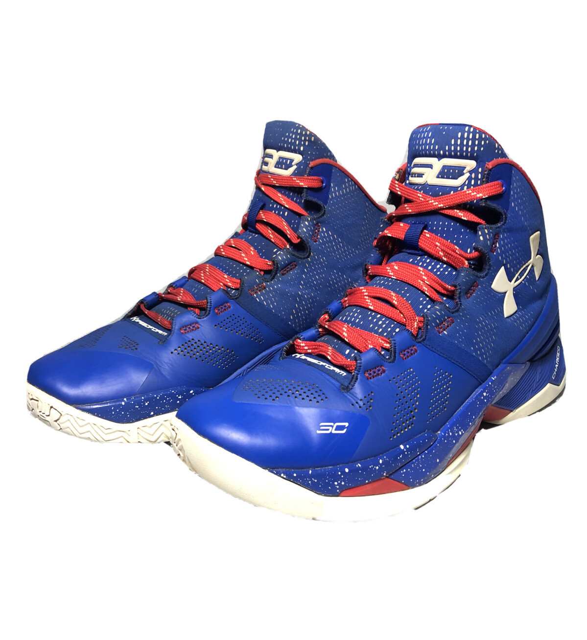 curry 2 red white and blue