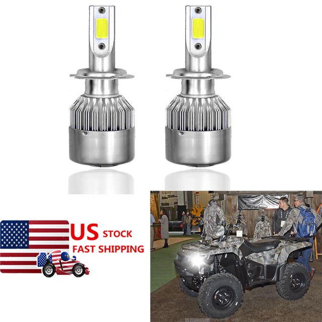 FOR SUZUKI KING QUAD 400 500 750 HIGH POWER HEADLIGHT LED LIGHT BULB