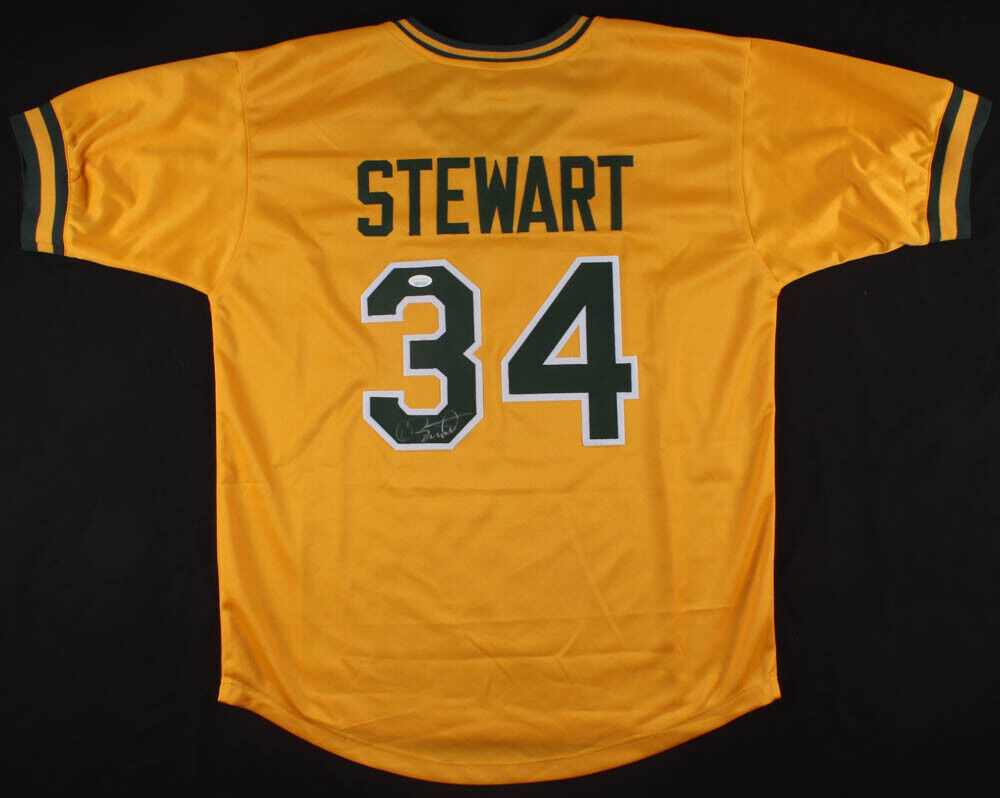 1984 Dave Stewart Game-Worn Jersey Signed Rangers - COA JSA & 100% Authentic Team - Memorabilia Expert