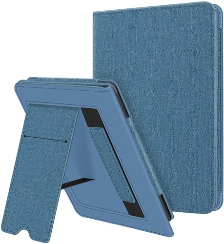 Stand Case for 6.8" Kindle Paperwhite 11th 2021 Leather Sleeve Cover Hand Strap - Picture 16 of 34