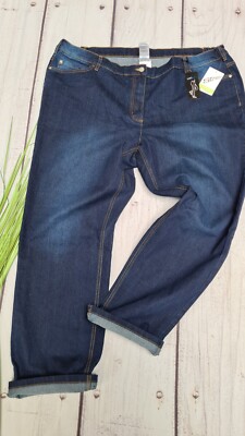 MiaModa Jeans Hose blue blau Übergröße Gummizug hinten (4 513) NEU