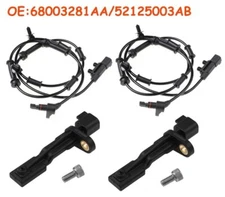 4 Pack For 2007-2016 Jeep Wrangler Front Rear Left Right ABS Wheel Speed Sensor