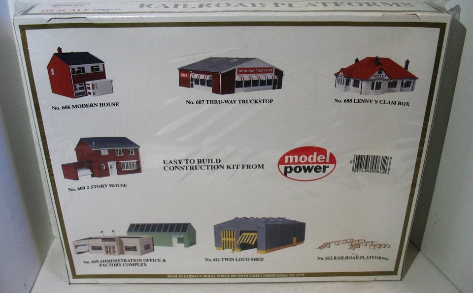 Vtg NOS Still Sealed Model Power HO Scaled No. 612 Railroad Platforms 32 Pieces - Image 4 of 4
