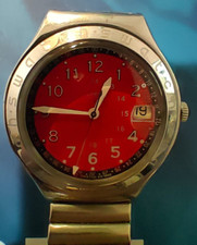 SWATCH IRONY 1993 HAPPY JOE RED + CRONOTECH CHRONOGRAPH PRISMA +WALT DISNAY