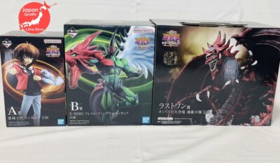 Selten Yu-Gi-Oh Wake auf Ihren Andenken Kuji Figur Alle Set Aus 3 Express Japan
