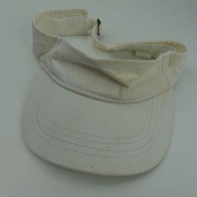 Unbranded Blank White Visor Cap Hat Adjustable