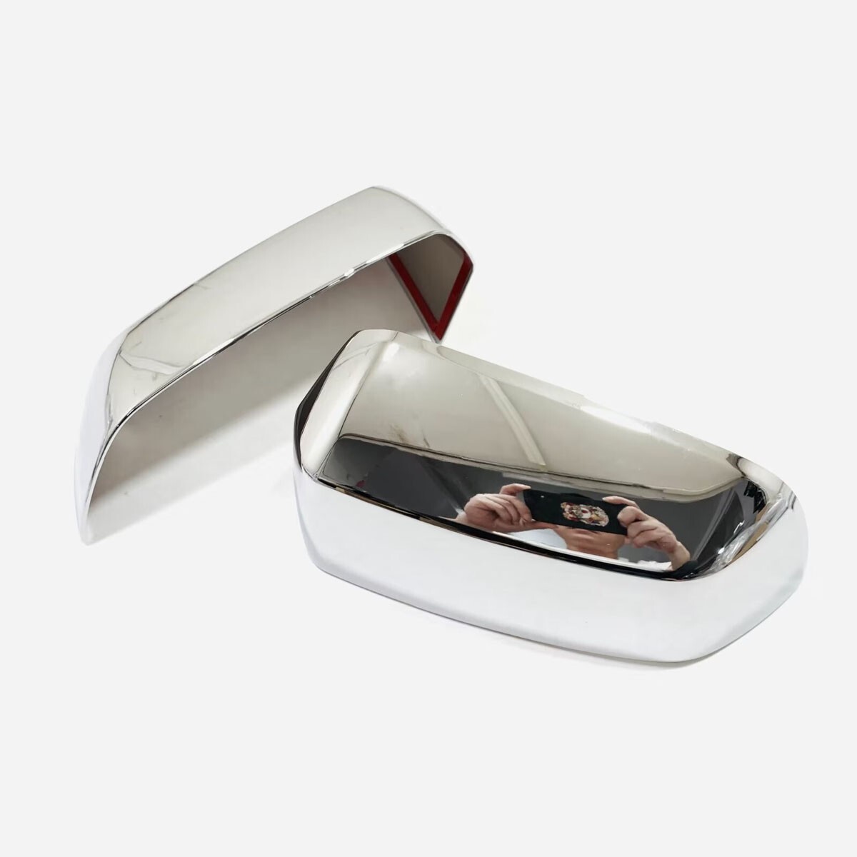 ABS Chrome Side Door Rearview Mirrors Panel Trim Cover for For* Ranger 2023~2024