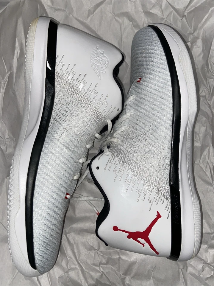 Zapatos de baloncesto Nike Air Jordan XXX1 31 Low Chicago Bulls blancos rojos talla 15 Foto 3 de 4