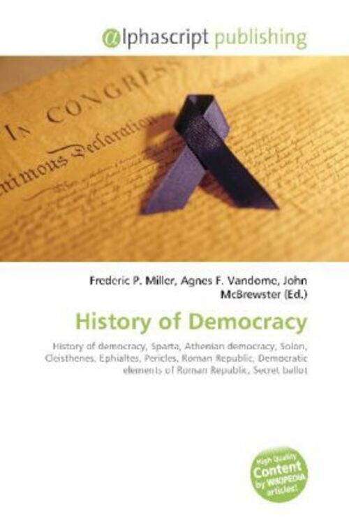 Thumbnail - Frederic P. Miller (u. A.) | History Of Democracy | Taschenbuch |