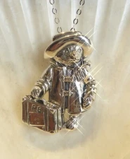 SILVER PADDINGTON BEAR QUEEN JUBILEE