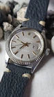 Vintage Rolex Datejust 1601 Grey Dial Men's Automatic Watch 1970