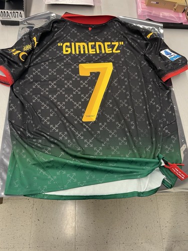 Off White AC Milan Santi Gimenez Jersey Size XXL