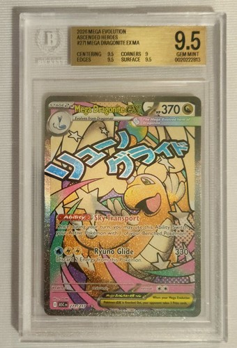 Mega Dragonite ex graded BGS 9.5 for sale on eBay