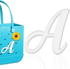 Letter Charms for Bogg Bag  Alphabet Lettering Accessories Charms Compatible w...