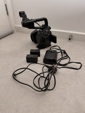 Canon C100 EOS Cinema Camera EF-Mount + 2 Batteries - All Original - Excellent