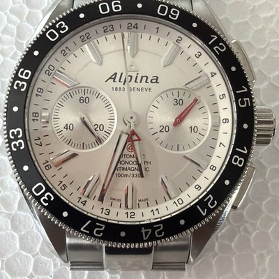 ALPINA WATCH AL - 860x5AQ6 45MM AUTOMATIC SILVER DIAL RARE | eBay