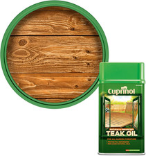 Garden Furniture Teak Oil - Clear - 1L 23.04 per litre