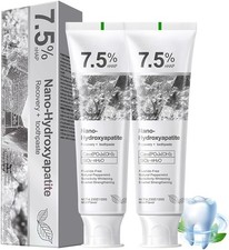 2PCS Pasta De Dientes Hidroxiapatita 7,5 Dental para protecci n avanzada del es