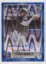 2022 Topps Chrome Rookie Blue RayWave Refractor 57/150 Ivan Castillo Auto 0p1n