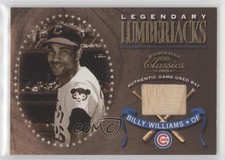 2001 Donruss Classics Legendary Lumberjacks Billy Williams #LL-30 HOF a8r