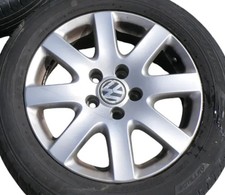 1x Golf 5 Eos Passat Original Alufelge Alu 3C0601025F 6,J x 16 H2 ET42