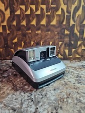 Polaroid One600 Gray Advance Instant Photo Film Camera Untested