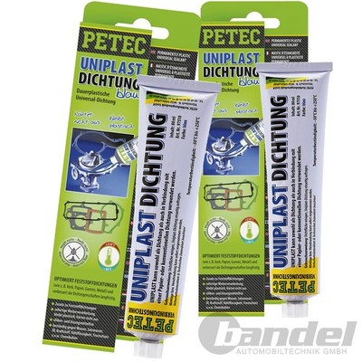 2x 97510 PETEC UNIPLAST DICHTUNG 80ML UNIVERSALDICHTUNG DICHTUNG DAUERPLASTISCH