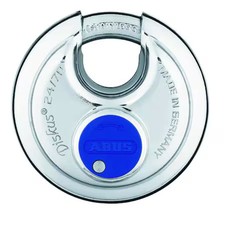 Abus 24Ib/70 Ka Padlock, Keyed Alike, Partially Hidden Shackle, Disc Stainless