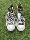 Converse High Top Brown  Pattern Size UK 6.5