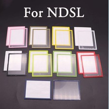1Pair Upper Lower LCD Screen Len Plastic Cover For Nintend DS Lite NDSL Console