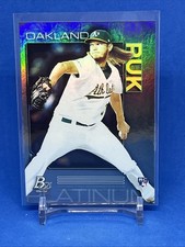2020 Bowman Platinum #45 A.J. Puk RC Oakland Athletics