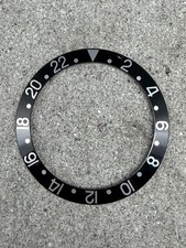 #1176 ROLEX GMT MASTER 315-16750-1 NERO 16750 / 1675 INSERTO INSERTO LUNETTA