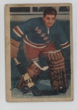 1953-54 Parkhurst Claude Chuck Rayner #59 HOF 0rs0