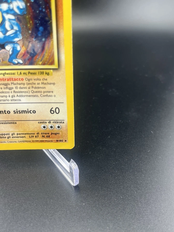 First Edition Italian Machamp Holo 8/102 - Image 4 of 4