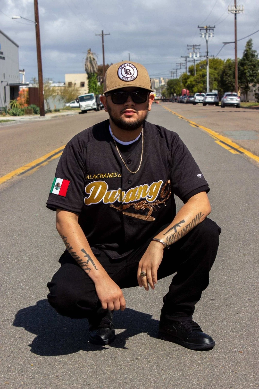 LOS Alacranes De Durango Baseball Jersey Black