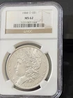 1884-O United States Silver Morgan Dollar NGC-MS62