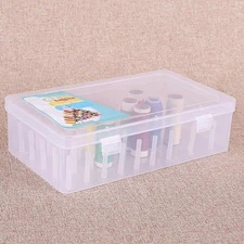 Thread Storage, Bobbin Holder, PP Transparent Storage Container, Sewing